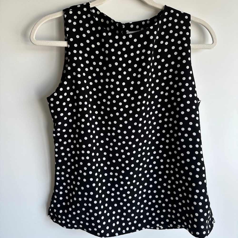 Vintage Polka Dot Blouse